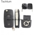 1616 battery holder 2 button remote key shell for Audi