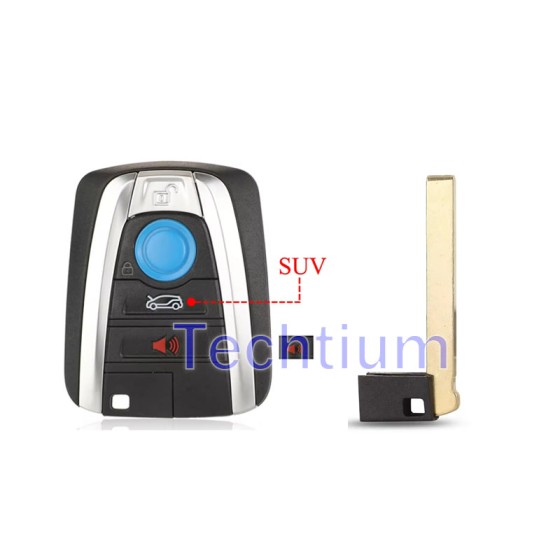 Trunk button SUV button 4 boutons clef intelligente coque pour BMW