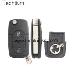1616 battery holder 2 button remote key shell for Audi