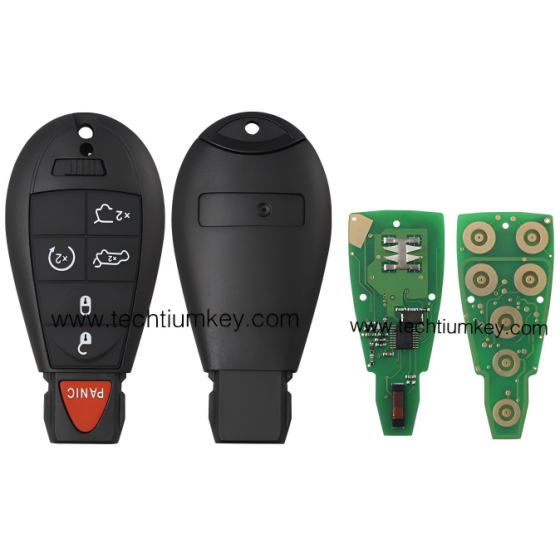 433Mhz 7961&4A Chip FCCID: GQ4-53T 5+1  button remote key for Chrylser,Jeep,Dodge