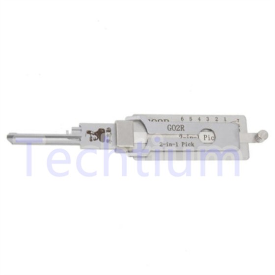 GO2R Original Lishi 2in1 Pick  Decoder for Japanese GOAL Keyway