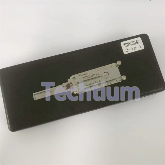 TOY2018 Original Lishi 2in1 Decoder and Pick for Toyota 2018 Keyway