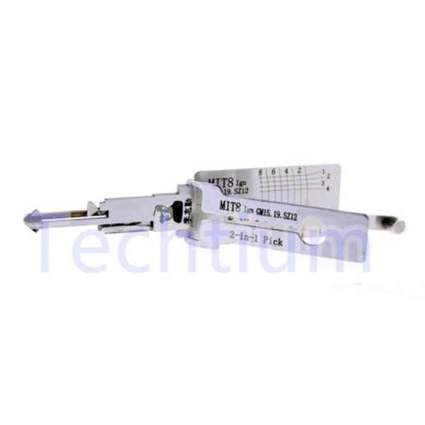 MIT8 Original Lishi Ignition 2in1 Decoder and Pick for Mitsubishi