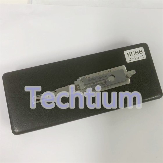 HU66 (Twin Lifter) Original Lishi 2in1 Decoder and Pick for VAG (VW, Audi, Porsche)