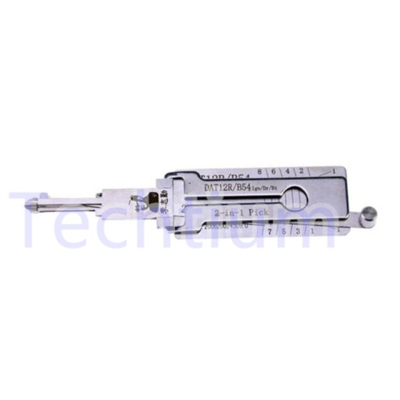 DAT12R/B54 Original Lishi 2in1 Decoder and Pick for Isuzu Heavy Trucks