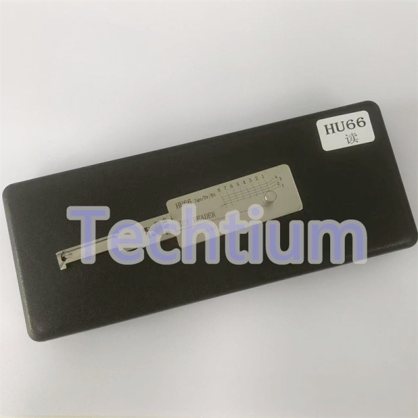 HU66 key reader original Lishi 2 in 1 lock pick decoder