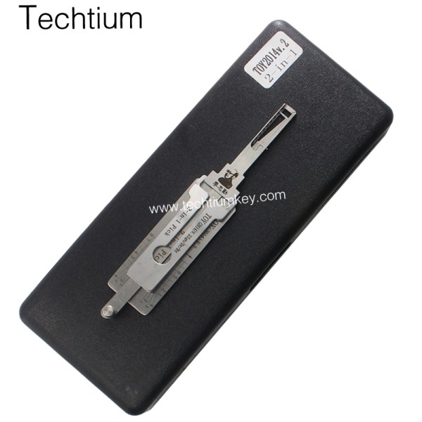 TOY(2014)V2 Original Lishi 2 in 1 lock pick decoder for Toyota Corolla after 2014,new Vios