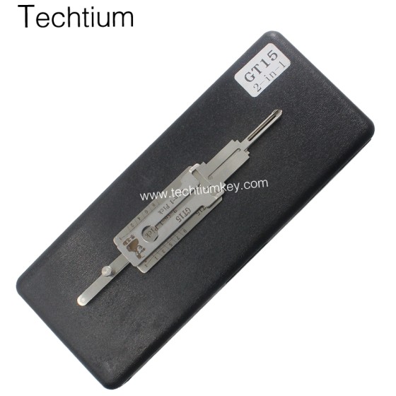 GT15 Original Lishi 2 in 1 lock pick and decoder for Fiat Palio,LANCIA,speedgear,Ferrari,Alfa Romeo