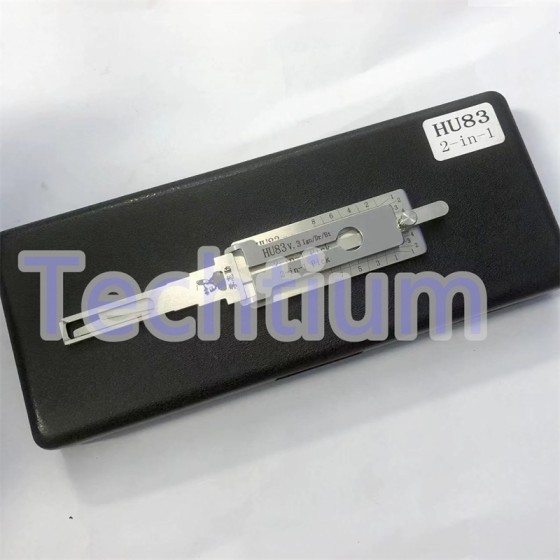 HU83 ignition Original Lishi 2 in 1 decoder for all cars using #54 407 blade (Peuoget 307,407,508)