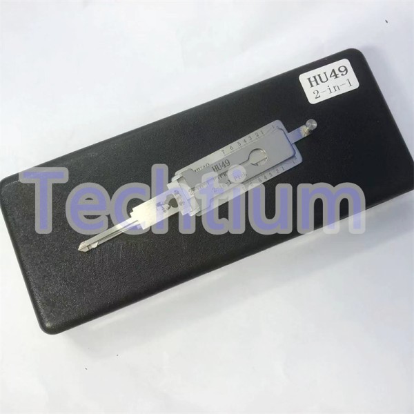 HU49 ignition Original Lishi 2 in 1 lock pick decoder for cars using #01 blade(VW Jetta,SANTANA,B4,Audi)