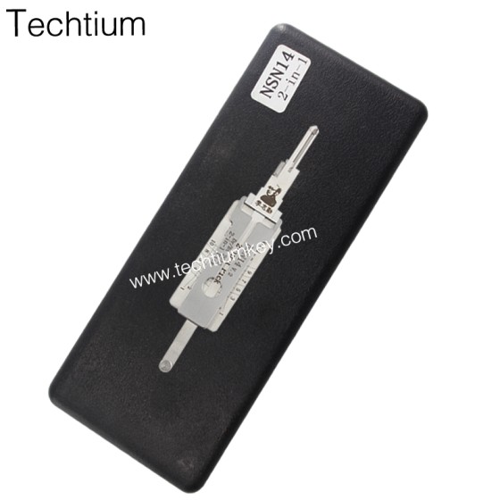 NSN14R Ignition Original Lishi 2 in 1 lock pick decoder for Nissan and Renualt,Subaru