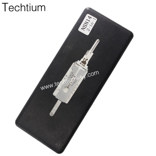 NSN14R Ignition Original Lishi 2 in 1 lock pick decoder for Nissan and Renualt,Subaru