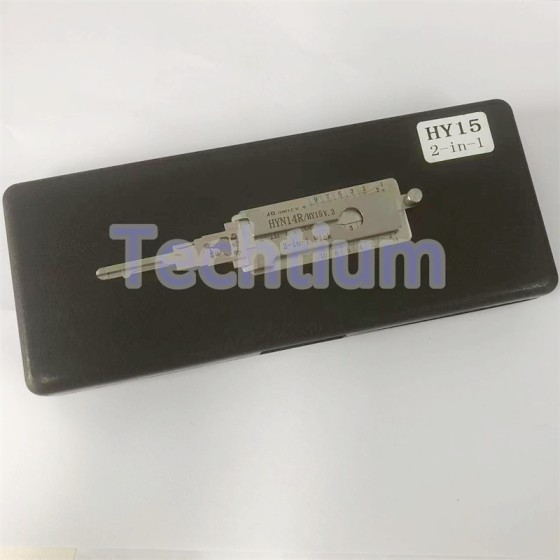 HY15/HYN14R Original Lishi 2 in 1 lock pick decoder for all the cars using #50 blade (NFSONATA,SONATA,Kia K2)