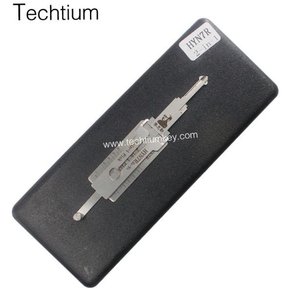 HYN7R Original Lishi 2 in 1 lock pick decoder for All cars that using # 29 blade(Hyundai,Kia cars like Sonata,Monica)