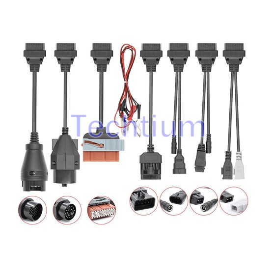 For car  for tcs AK DS VD OBD2 Diagnostic tool  cable Full set 8pcs Cable