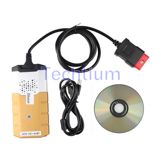2PCB/Double Boards V9.1 DS gold color Autocom CDP/Delphi DS150E OBD OBD2 Diagnostic Tool with Bluetooth