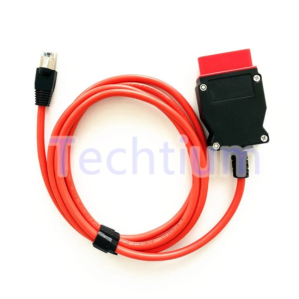 without CD Red color ENET ICOM (Ethernet to OBD) Interface Cable Coding For BMW F-Series