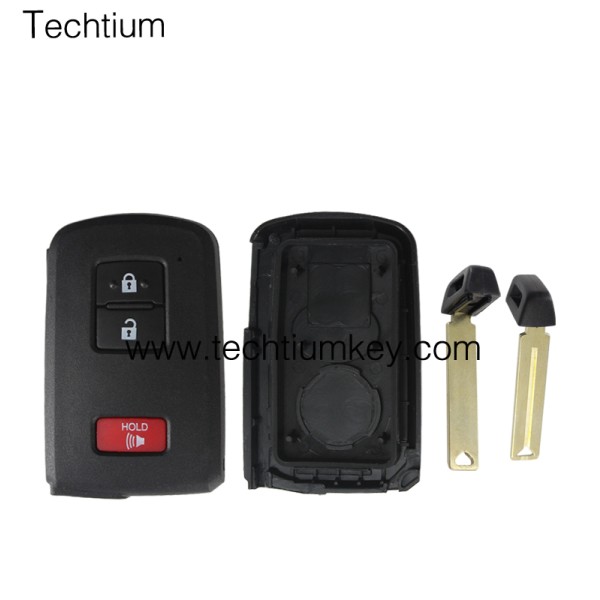 2+1 Button key shell for XSTO01EN