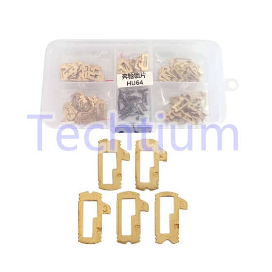 Mercedes Benz 1, 2, 3, 4 lock plate,100pcs（Material:copper ,better than Iron)