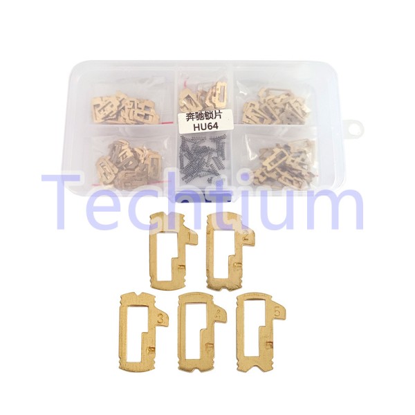 Mercedes Benz 1, 2, 3, 4 lock plate,100pcs（Material:copper ,better than Iron)