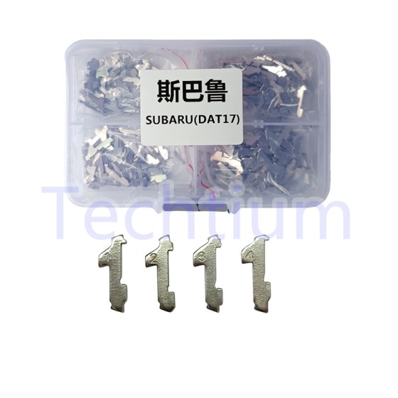 Subaru 1,2,3,4 lock plate,25pcs each,total 100pcs（Material:copper ,better than Iron)