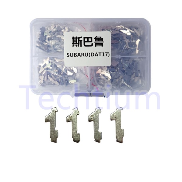 Subaru 1,2,3,4 lock plate,25pcs each,total 100pcs（Material:copper ,better than Iron)