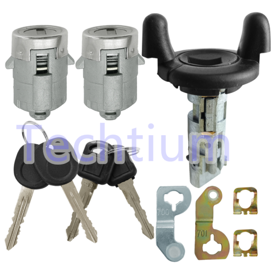 Cadillac door Lock cylinder full set (1pcs ignition door Lock and 2pcs door lock)