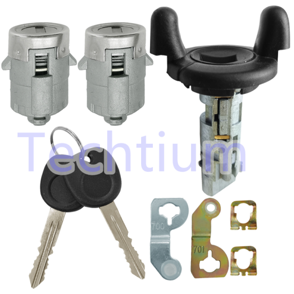Cadillac door Lock cylinder full set (1pcs ignition door Lock and 2pcs door lock)