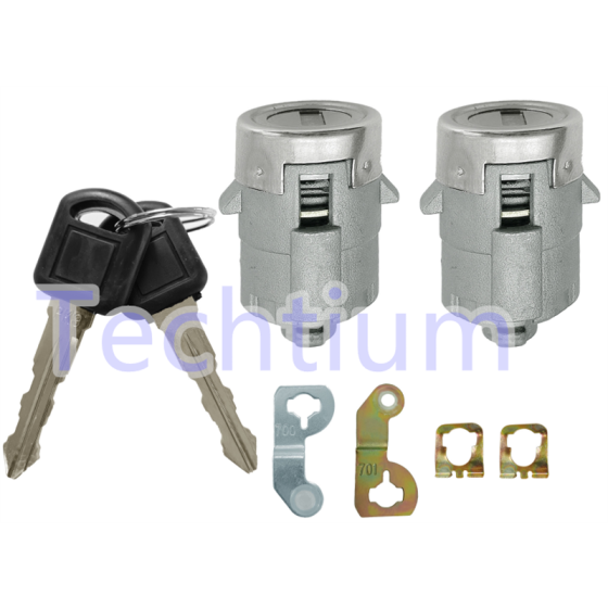 Cadillac Left and Right door Lock cylinder 8pcs/Set