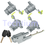 Honda door Lock cylinder  (1pcs ignition door lock,4pcs door lock)