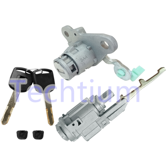 Honda door Lock cylinder  (1pcs ignition door lock,1pcs door lock)