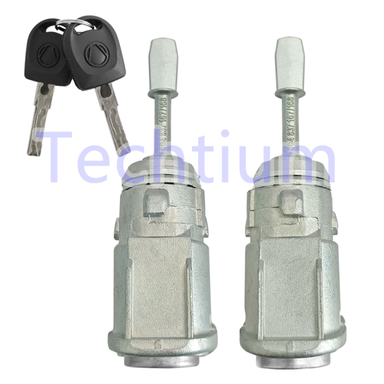VW POLO,BORA door Lock cylinder  (1pcs Left door lock,1pcs Right door lock)