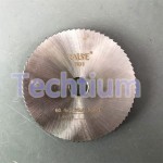 Angle Miling Cutter  Size:φ60.4x5.25xφ9.525x80° Material : HSS M35 Suit for machine: UNOCODE,DELTAPLUS,LEONARDO,ULTERCODE,UNOCODE 299,399