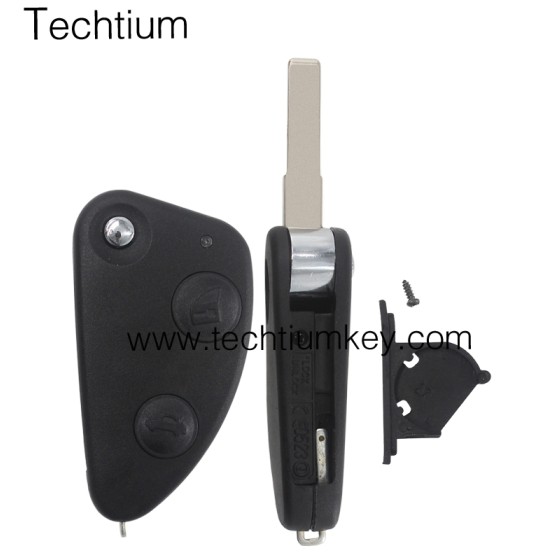2 button remote flip key shell for Alfa