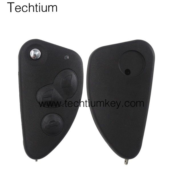 3 button remote flip key shell for Alfa