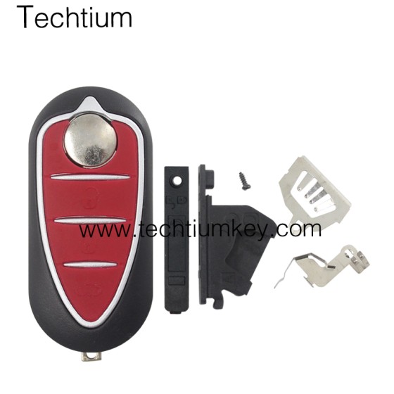 3 button remote flip key shell for Alfa