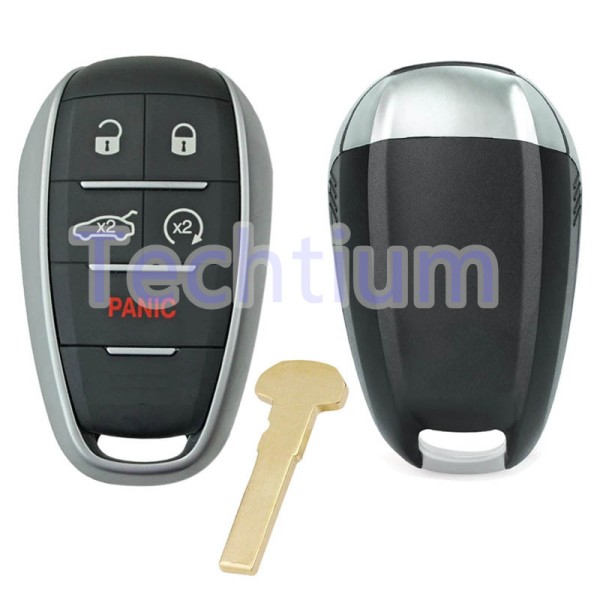 434MHz 4A FCC:KR5ALFA434 PN: 6EP44LXHAA 5 button remote key for Alfa Romeo Giulia Stelvio 2017-2021
