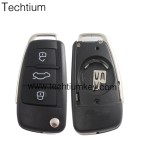 3 tombol remote flip key shell untuk Audi