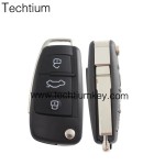3 tombol remote flip key shell untuk Audi
