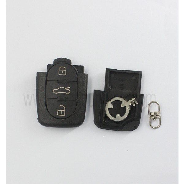 1616 battery holder 3 button remote key shell for Audi