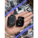 2032 battery holder 2+1 button remote key shell for Audi
