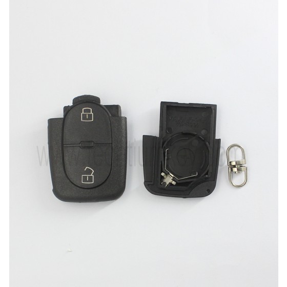 2032 battery holder 2 button remote key shell for Audi