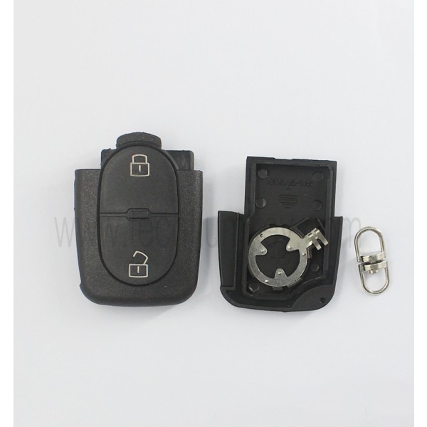 1616 battery holder 2 button remote key shell for Audi