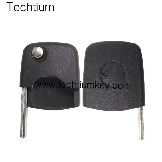 1616 battery holder 2+1 button remote key shell for Audi