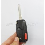 1616 battery holder 2+1 button remote key shell for Audi