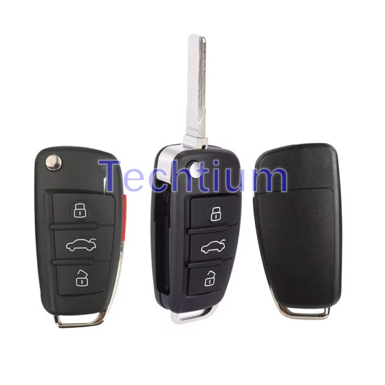 315Mhz MQB48 8V0837220E 3+1 button remote key for Audi A3,S3