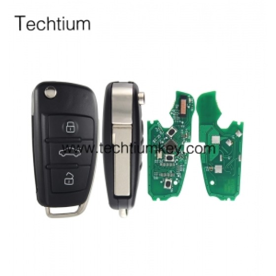 433Mhz MQB48 Chip KYDZ 3 button remote key for Audi A3/A3TT