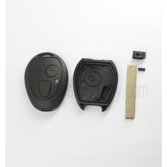 with words on back 2 button remote key shell for BMW Mini