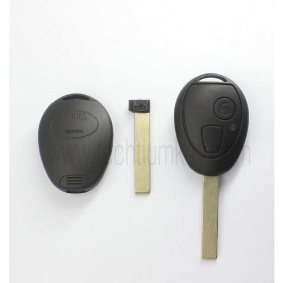 with words on back 2 button remote key shell for BMW Mini