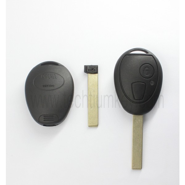 with words on back 2 button remote key shell for BMW Mini